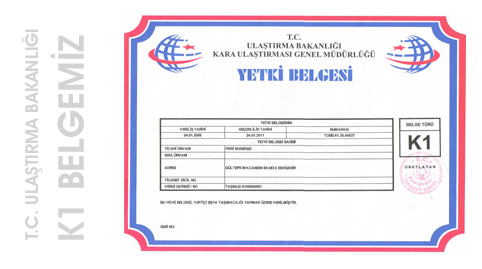 k1 belgesi